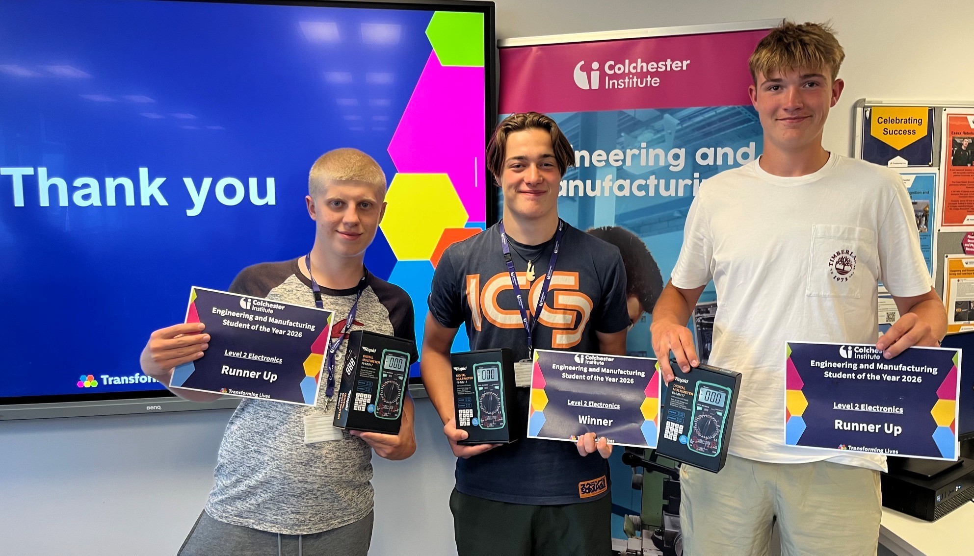 Colchester Institute Engineering Student Awards